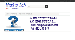 Desktop Screenshot of markuslab.com
